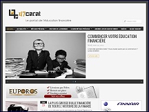 Aper�u du site 47carat - m�taux pr�cieux, site d'�ducation financi�re, or & argent