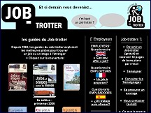 Aperu du site Jobtrotter.com, les guides du Job trotter, jobs et stages autour du monde