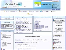 Aperçu du site Juridiconline.com - le portail du droit en ligne