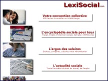 Aperçu du site LexiSocial - droit du travail