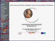 Aperu du site Universit Montesquieu - Bordeaux IV