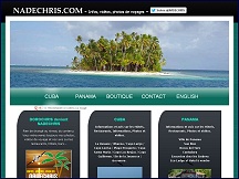 Aper�u du site Nadechris.com - infos, photos et vid�os de voyage : Cuba, Panama...