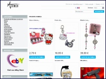 Aper�u du site Azum�o - jeux et jouets, bijoux, accessoires, produits de marque