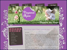 Aper�u du site Elyna M�dium - cabinet Voyance des Anges, mediums purs de qualit�