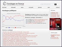 Aperu du site Sondages en France - tudes opinion politique, questions d'actualit