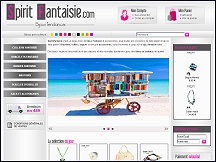 Aper�u du site Spirit Fantaisie - bijouterie en ligne, bijoux fantaisie, accessoires