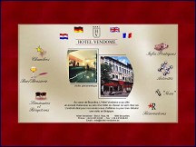 Aperçu du site Hôtel Vendome - Bruxelles