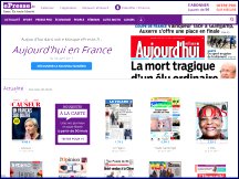 Aperçu du site ePresse.fr - kiosque numérique avec journaux et magazines