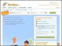 Aperu du site Tendea - petites annonces services  la personne, offres & demandes