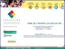 Aperu du site Fondation Hpitaux de Paris-Hpitaux de France