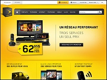 Aper�u du site Videotron Canada - forfait internet, forfait cellulaire, web mail