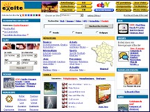 Aperçu du site Excite France