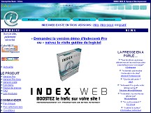 Aperçu du site IndexWeb - logiciel de référencement sur les moteurs de recherche