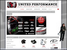 Aperu du site Boutique du motard United Performance - vtements et habits moto