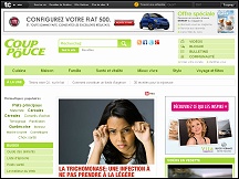 Aper�u du site Coup de Pouce - magazine qu�becois : maison, sant�, style, cuisine