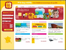 Aperu du site P'tit Dj-HOTEL - htel confort pas cher avec ptit dj & wifi gratuit