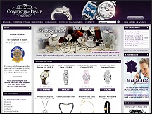 Aperu du site Comptoir d'Italie - montres bijoux de luxe, bijouterie or & diamants