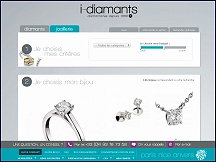 Aperu du site i-joaillerie.com - diamants, bijoux & bagues or diamants, diamantaire