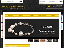Aperu du site Bijoux Class - bijouterie en ligne, bijoux argent, bracelets perles