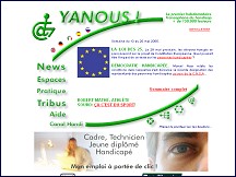 Aperu du site Yanous ! Le mag-portail des handinautes...