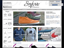 Aperçu du site SNKRS - boutique sneakers, vêtements streetwear en ligne : Snkrs.com