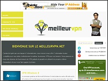 Aperu du site Meilleur VPN - comparatif VPN gratuit, surf anonyme sur internet