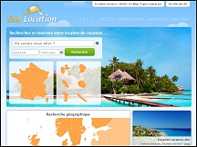 Aperu du site Sun Location - locations saisonnires et hbergement de vacances