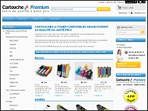 Aperu du site Cartouche Premium - cartouches d'encre et toner laser moins cher
