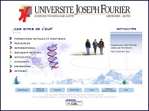 Aperu du site Universit Joseph Fourier - Grenoble