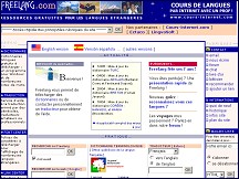Aperçu du site Freelang - Dictionnaires multilingues