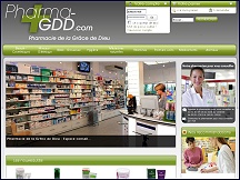 Aperu du site Pharma GDD - vente de mdicaments, pharmacie en ligne Grce de Dieu