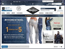Aperu du site Uncle Jeans - boutique de jeans femme & homme, sportswear de marque
