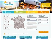 Aperu du site Location Premire - locations vacances, annonces location en direct  