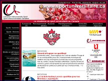 Aperçu du site Sport universitaire canadien