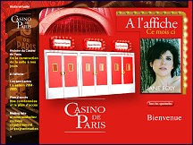 Aperçu du site Casino de Paris - Spectacles parisiens