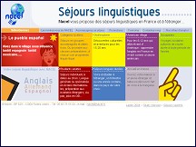 Aperçu du site Nacel - Séjours linguistiques en France et à l'étranger