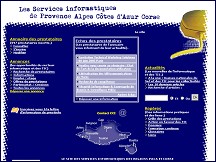 Aperçu du site Annuaire des entreprises de services informatiques en PACA et en Corse
