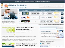 Aperu du site Epargne en ligne - comptes d'pargne en ligne, comparaison banques