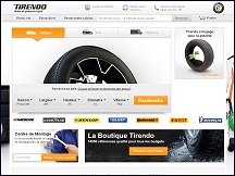 Aperu du site Tirendo - vente de pneus pas chers, pneus t et hiver : Tirendo.fr