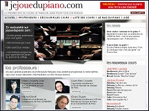 Aperu du site Cours de piano en ligne - apprendre le piano avec JeJoueduPiano.com