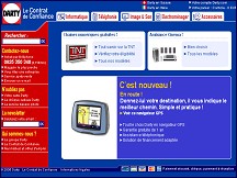 Aperçu du site DARTY - le contrat de confiance
