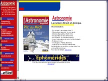 Aperçu du site Astronomie Magazine - Site Officiel