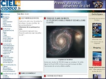 Aperçu du site Ciel et Espace - association française d'astronomie