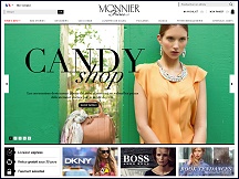Aperu du site Monnier Frres - mode et accessoires de mode de luxe Monnier Frres