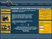 Aperu du site Canal Bridge - club de bridge franais pour jouer online, tournois