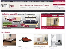 Aperu du site Futon Dco - lit futon, mobilier et dco d'inspiration japonaise 