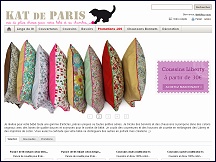 Aperu du site Kat de Paris - Linge de lit maison et dcoration chambre de bb