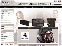 Aperu du site Maroquinerie Bon Clic Bon Genre - sacs, sacoches, accessoires mode