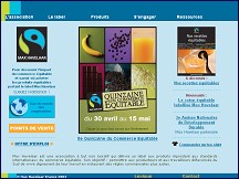 Aperçu du site Max Havelaar - Le label du commerce équitable