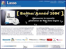 Aperçu du site LASSO - Galilée distributeur pays francophones